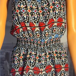 Justify Multicolor Patterned Romper